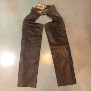 Harley Davidson Vintage Brown Shovelhead Chaps